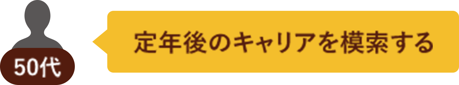 50代 定年後のキャリアを模索する