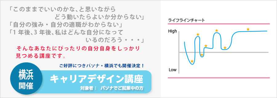 【横浜】　キャリアデザイン講座