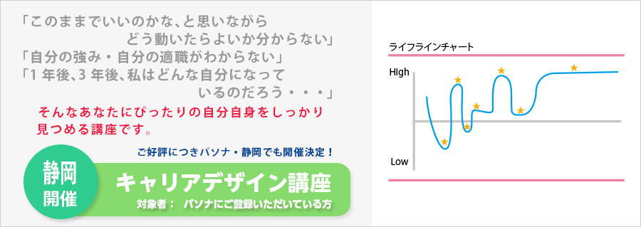 【静岡】キャリアデザイン講座