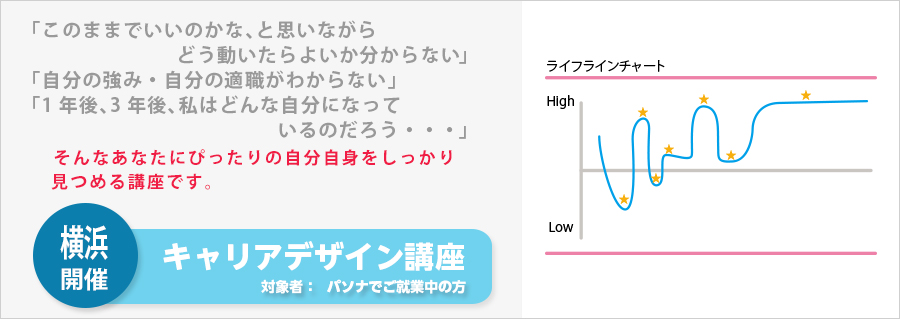 【横浜】　キャリアデザイン講座