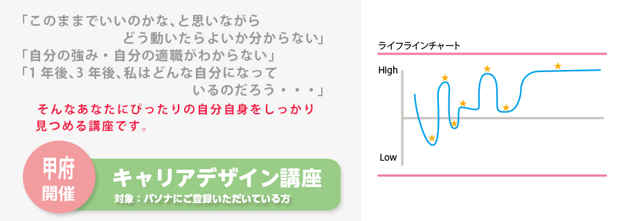 【甲府】キャリアデザイン講座