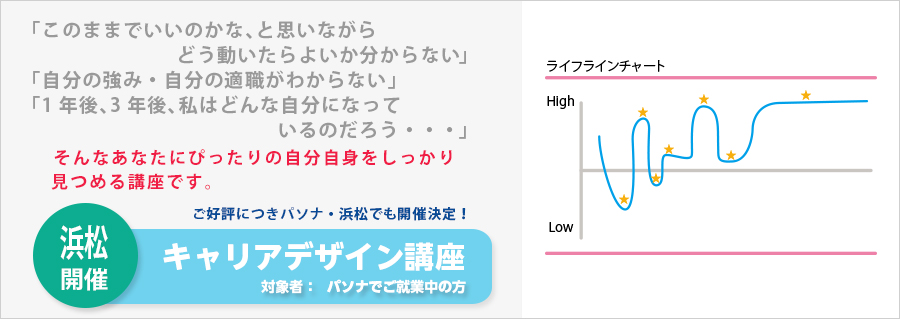 【浜松】キャリアデザイン講座