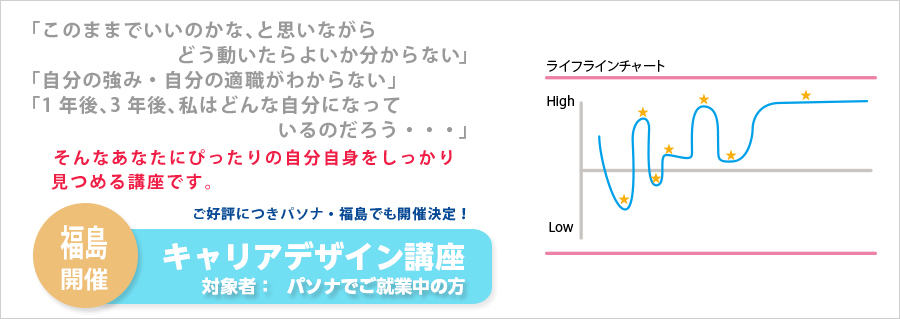 【福島】キャリアデザイン講座　