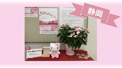 【静岡】乳がん検診の受診を推進します★ピンクリボン運動2022