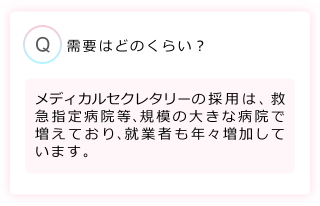 需要はどのくらい？