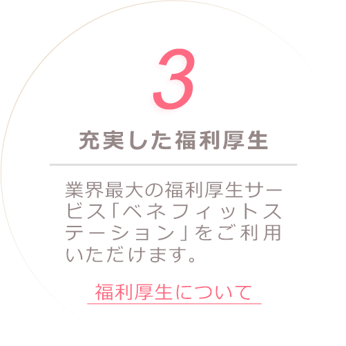 充実した福利厚生